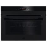 תנור בנוי משולב מיקרוגל 43 ליטר AEG א.א.ג. KMK761080T Serie 8000 בגימור שחור מט דגם 2024